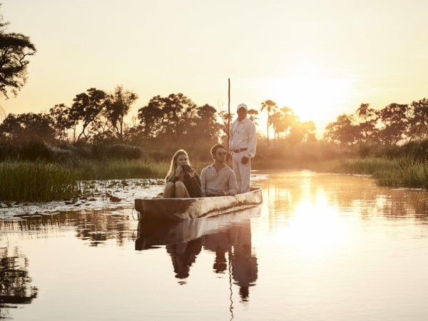 Mokoro safari experience on the Okavango Delta